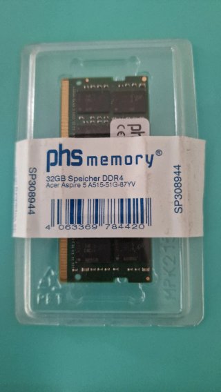 PHS memory 32GB DDR4 para Acer Aspire 5