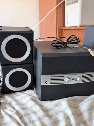X Phoenix Altavoces Negro/Plata
