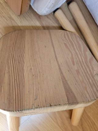 Mesa y 2 taburetes infantiles Ikea
