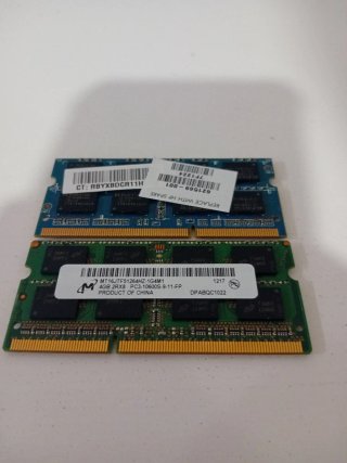 2x Crucial 4GB DDR3 1333MHz SODIMM RAM