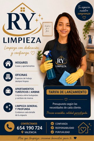 Servicio de limpieza en València | RY Limpieza