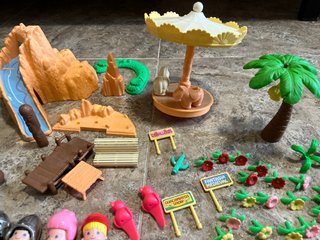 Parque Pinypon Antiguo + Figuras y Accesorios