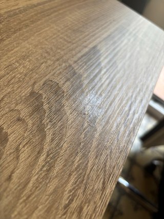 Escritorio de madera color beige/marrón