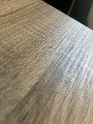 Escritorio de madera color beige/marrón