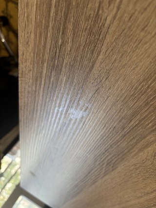 Escritorio de madera color beige/marrón