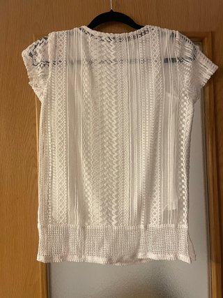 Camiseta blanca encaje