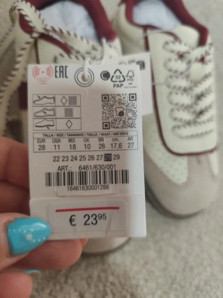 Zapatillas deportivas Zara niño/niña talla 28