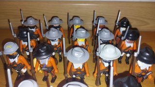 Playmobil Ejército Confederado Sudista Custom