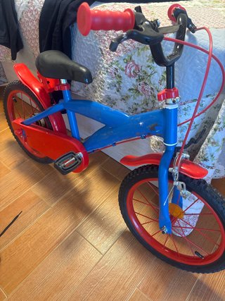 Bicicleta niño spiderman de 14