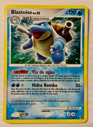 Blastoise. Diamante y Perla. Maravillas Secretas