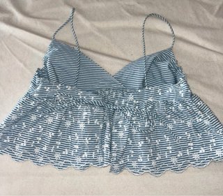 Blusa Zara Rayas Flores
