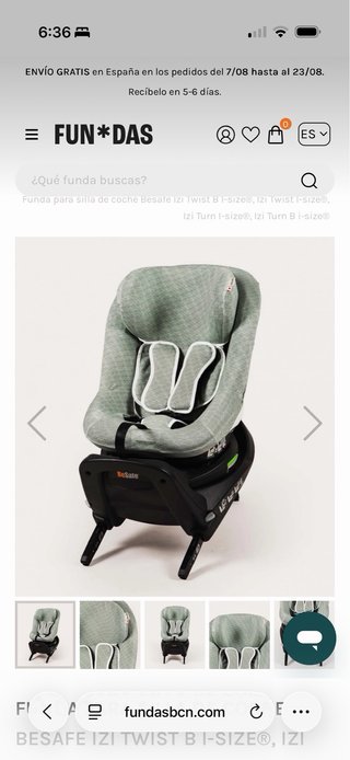 Funda silla coche bebe