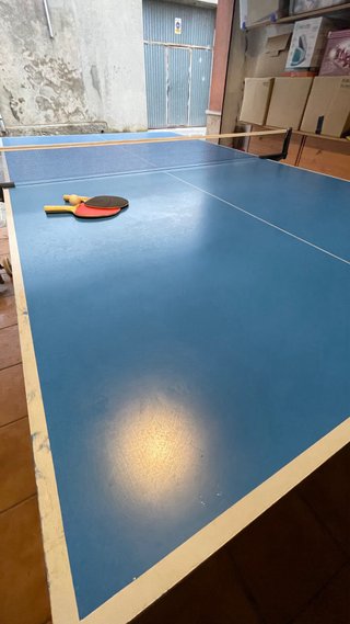 Mesa Ping-Pong Plegable Azul