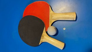 Mesa Ping-Pong Plegable Azul