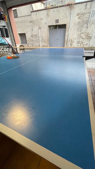 Mesa Ping-Pong Plegable Azul