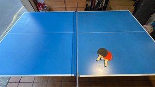 Mesa Ping-Pong Plegable Azul