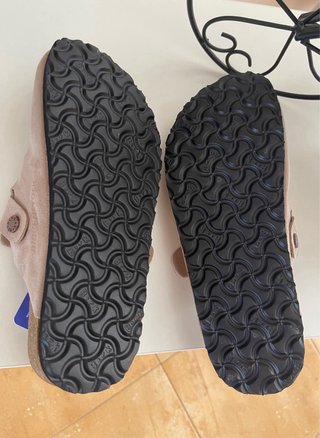 Zuecos Birkenstock Beige