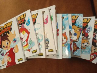 Lote de 14 mangas yo-kai watch