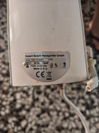Radiador eléctrico 750W