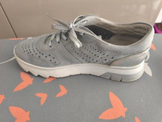 Zapatillas STONEFLY plateadas y blancas