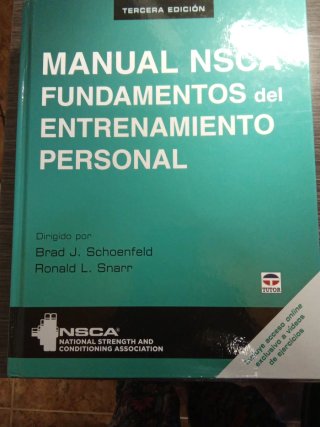Manual NSCA. Fundamentos del entrenamiento pers...
