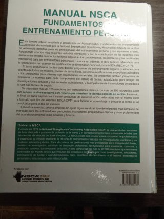 Manual NSCA. Fundamentos del entrenamiento pers...