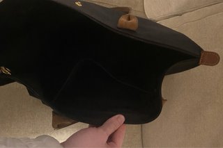 Bolso Longchamp Negro Piel Marrón