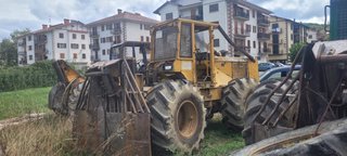 Tractor arrastrador forestal / Skidder de cable