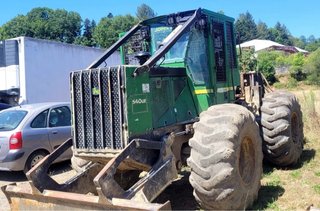 Tractor arrastrador forestal / Skidder de cable