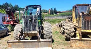 Tractor arrastrador forestal / Skidder de cable