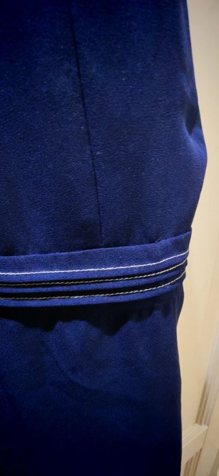 Vestido azul cortefiel