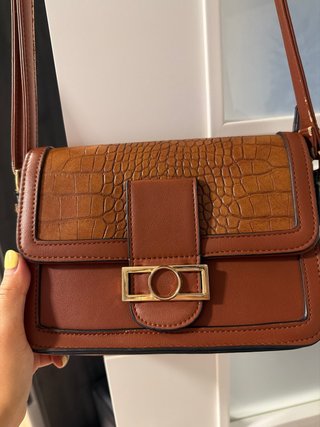 Pack de 2 Bolsos marrón y estampado marrón y negro