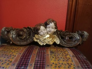 Adorno Resina Ángeles Pintado a Mano