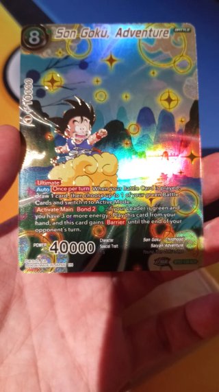 Son Goku Adventure SCR carta Dragon Ball masters
