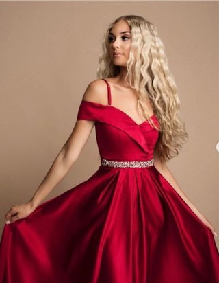 Vestido de fiesta rojo