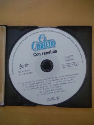 CD El Cabrero - Con  Rebeldia