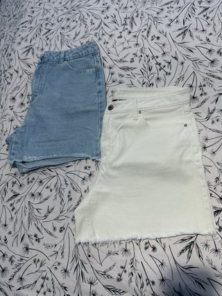 Lote shorts vaquero mujer