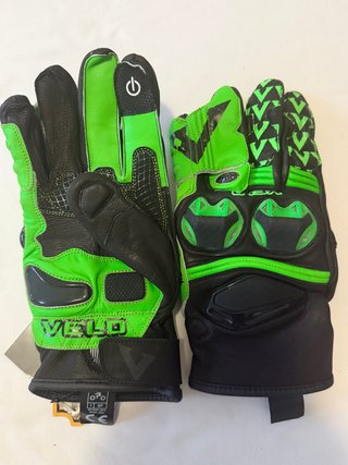 Guantes Moto VELO Negro y Verde