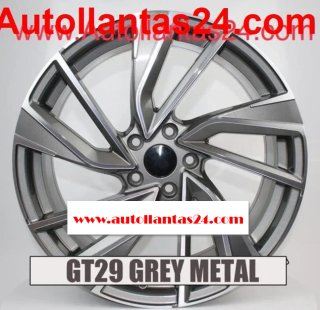 Kit de 4 llantas Volkswagen golf gt29 grey r431486