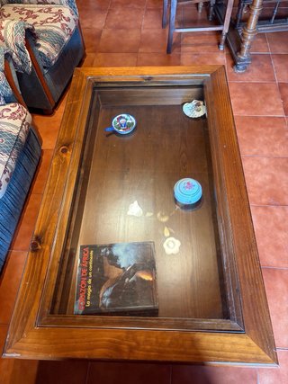 Mesa de madera de centro