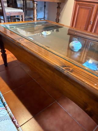 Mesa de madera de centro