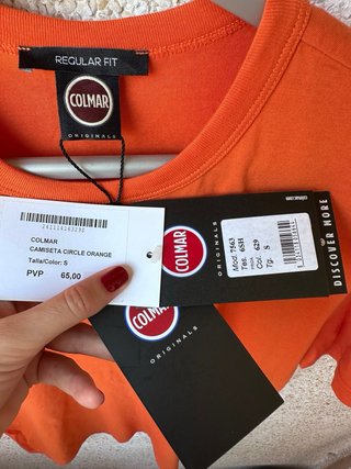 Camiseta naranja Colmar Talla S