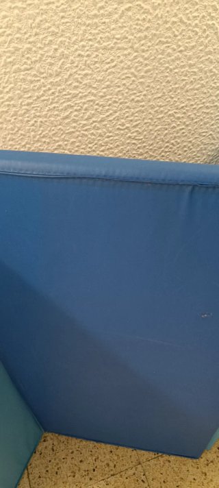 Colchoneta o Alfombrilla gimnasia plegable azul