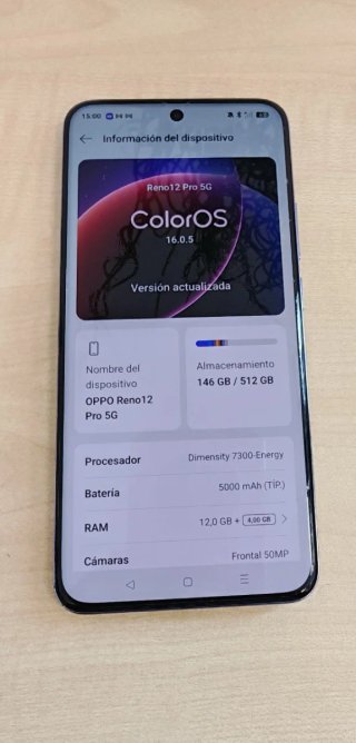 Oppo Reno 12 Pro 5G, 512 GB, Libre, Plata