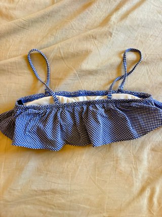Mini top de tela suave, ajustado de tirantes