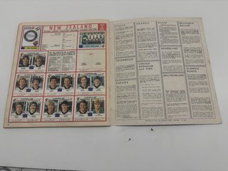 Album cromos de futbol mundial 1982