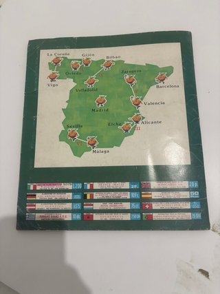 Album cromos de futbol mundial 1982