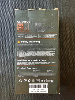 Multiherramienta 18 en 1 GRIAITUS