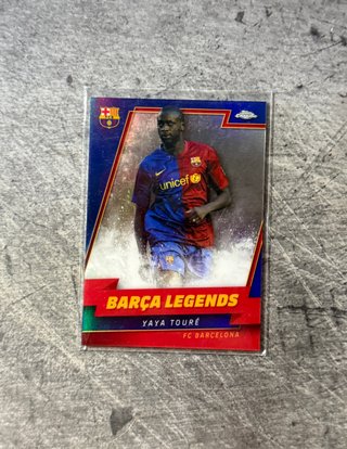 Lote 6 Inserts Topps Chrome FC Barcelona 2022-23