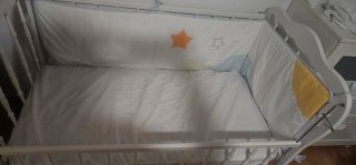 Sábanas de cuna.